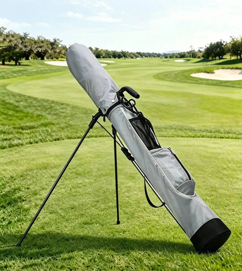 Sac de golf practice léger en polyester avec trépied, 120 cm