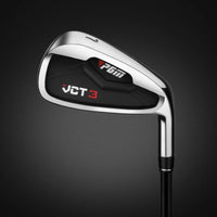 Fer de golf dos creux noir – fer 7 vu de dos sur fond sombre