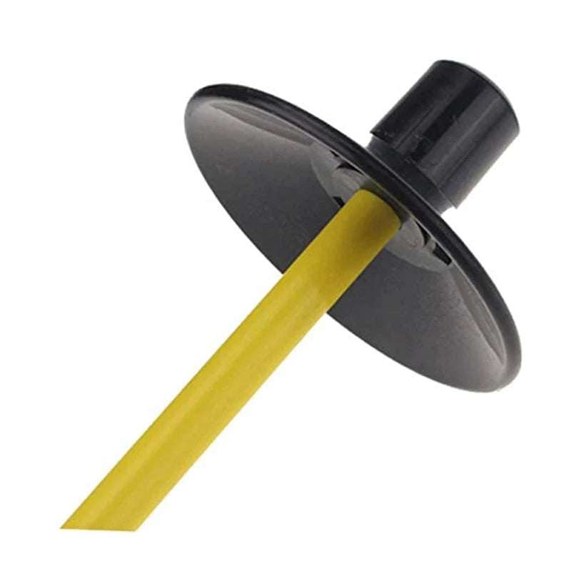 Drapeaux de putting green – détail de la base noire du bâton