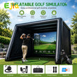Tente de golf gonflable 3 x 4 x 3 m, écran d'impact triple couche