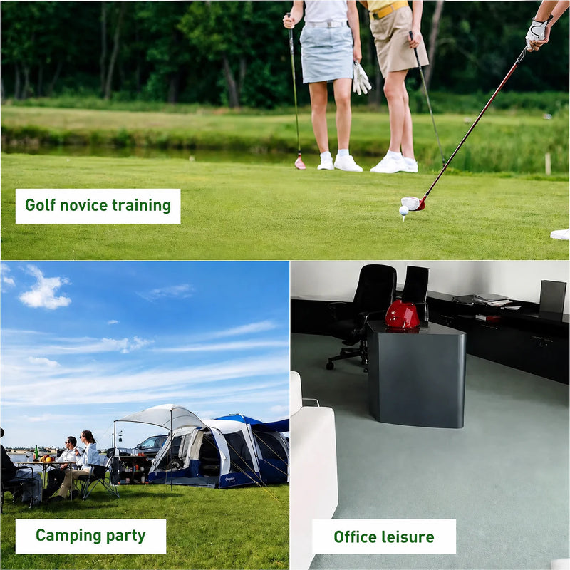 Coupelle de putting à retour automatique – usages : entraînement débutant, sortie entre amis, bureau