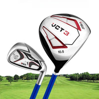 Club d'entraînement swing golf – têtes de driver et de fer 7 sur manche souple bleu