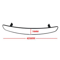Rétroviseur voiturette de golf – dimensions, 425 mm de long et 70 mm de haut