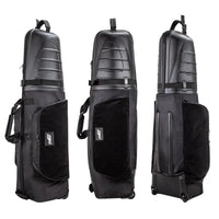 Housse de voyage golf à coque rigide repliable et roulettes