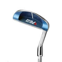 Chipper golf inox – dos de la tête avec l'insert bleu