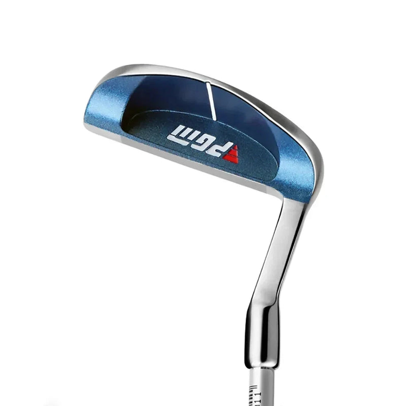 Chipper golf inox – dos de la tête avec l'insert bleu