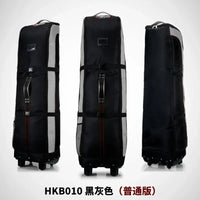 Housse de voyage golf pliable – version standard noir et gris, trois vues