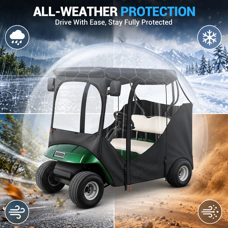 Housse de voiturette de golf – protection contre la pluie, le vent, la neige et la poussière