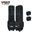 Housse de voyage golf pliable à double zip et roulettes, 134 cm