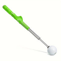 Entraîneur de swing golf télescopique – coloris vert clair