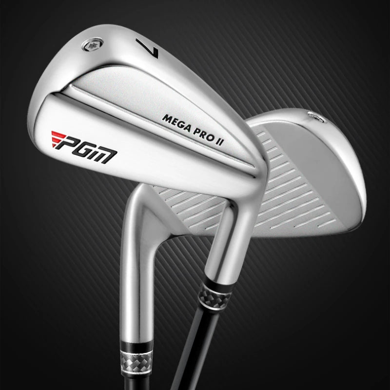 Fer de golf à l'unité argent – fer 7 argent, face rainurée et manche graphite