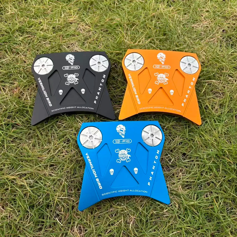 Putter maillet en aluminium à face fraisée CNC, bleu, orange ou noir