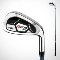 Fer 7 de golf version droitier – manche graphite bleu foncé