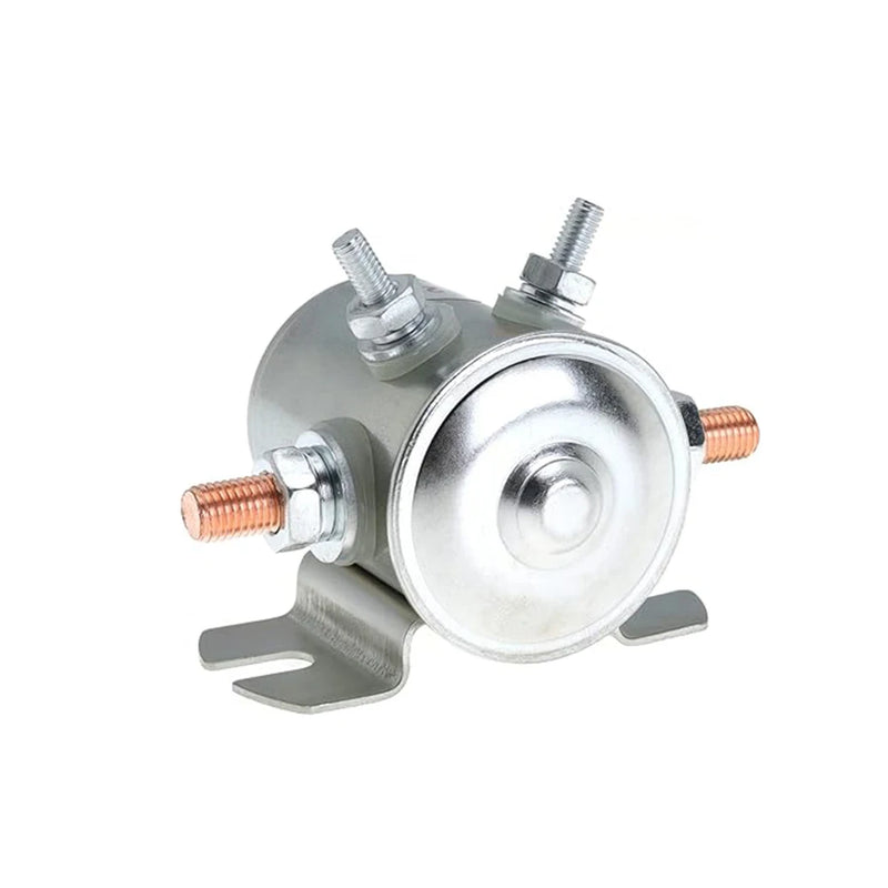 Relais solénoïde 12 V pour voiturette de golf – vue du dessus avec les deux bornes de commande
