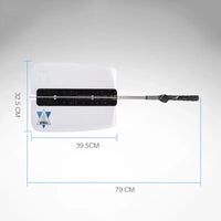 Entraîneur de swing golf à pales – dimensions : 79 cm de long, pales de 39,5 x 32,5 cm