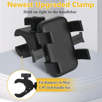 Support de téléphone pour voiturette de golf – pince de fixation pour tube jusqu'à 5 cm de diamètre