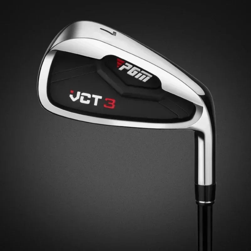Fer de golf tolérant – tête inox vue de dos sur fond sombre