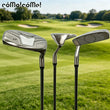 Chipper golf droitier face fraisée CNC, manche acier 35 pouces