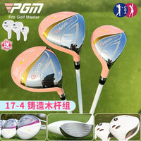 Driver de golf femme – têtes rose corail avec housses de protection