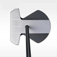 Putter maillet torsion nulle – dessus de la tête argent avec lignes de visée et manche central