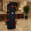 Housse de voyage golf pliable à roulettes en Oxford, 128 cm de haut