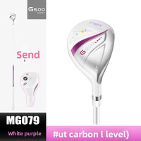 Driver de golf femme – hybride UT, blanc et violet