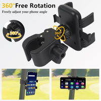 Support de téléphone pour voiturette de golf – rotation libre à 360 degrés