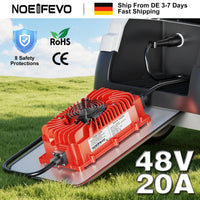 Chargeur de batterie au plomb 48 V 20 A IP65 pour voiturette de golf