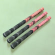 Grips de golf coton et caoutchouc rose et noir, lot de 7 ou 13