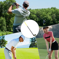 Club d'entraînement de golf à tête plate – utilisation par des golfeurs et golfeuses