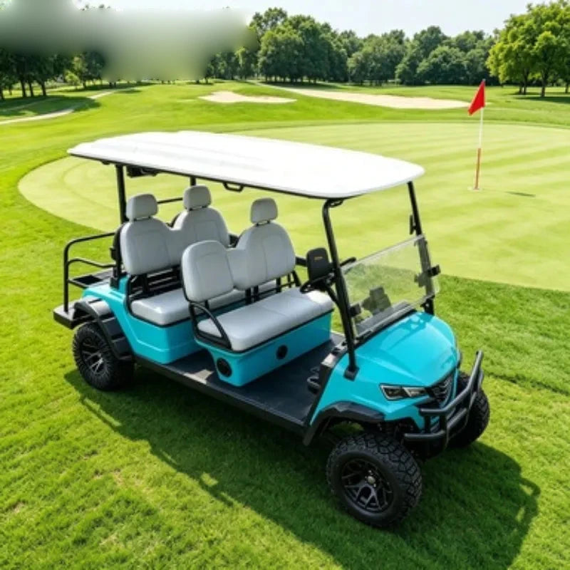 Voiturette de golf utilitaire tout-terrain électrique batterie lithium 48 V