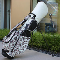 Sac de golf trépied léger à motif animalier, 2,6 kg, 4 compartiments