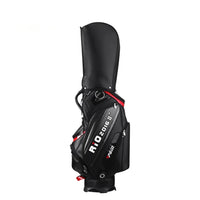 Sac de golf chariot à capot – modèle noir à grande poche latérale