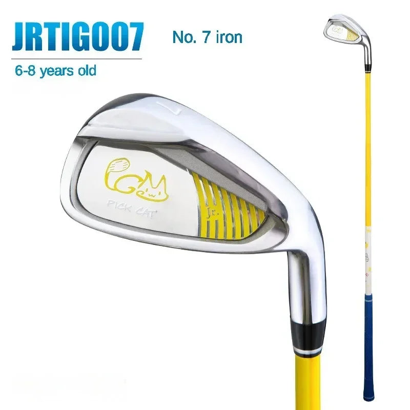 Fer 7 de golf enfant – coloris jaune pour enfant de 6 à 8 ans