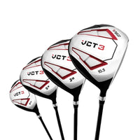 Set de golf complet homme droitier – driver et bois en alliage d'aluminium, de 10,5° à 24°