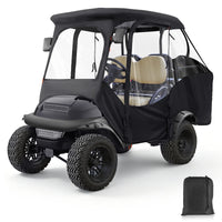 Housse de voiturette de golf 4 places à fenêtres transparentes pour Club Car Precedent
