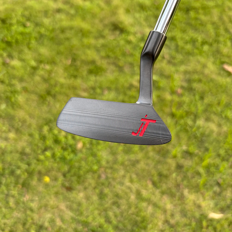 Putter lame acier inoxydable – face usinée CNC vue de face