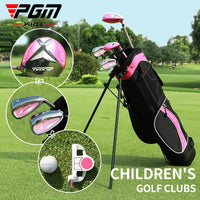Set de golf enfant 5 clubs avec sac trépied, de 95 à 155 cm