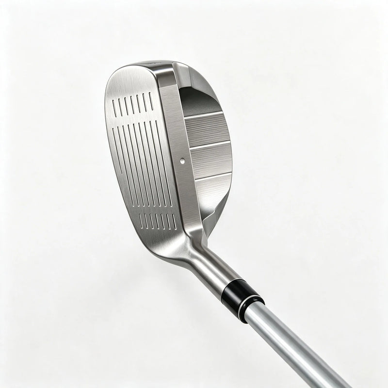 Chipper golf droitier – face rainurée de la tête vue de côté