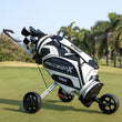 Chariot de golf manuel pliable aluminium 2, 3 ou 4 roues, panneau
