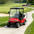 Voiturette de golf électrique 2 places avec emplacement pour sacs