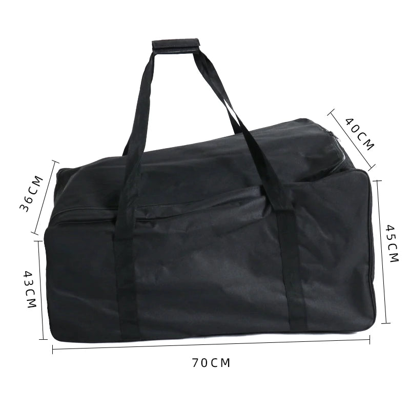 Housse de transport chariot de golf – cotes de la housse : 70 cm de long, 40 cm de large, 45 cm de haut