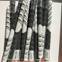 Grips de golf en fil de coton – grips blancs et noirs en vrac