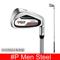 Fer de golf inox – pitching wedge, manche acier