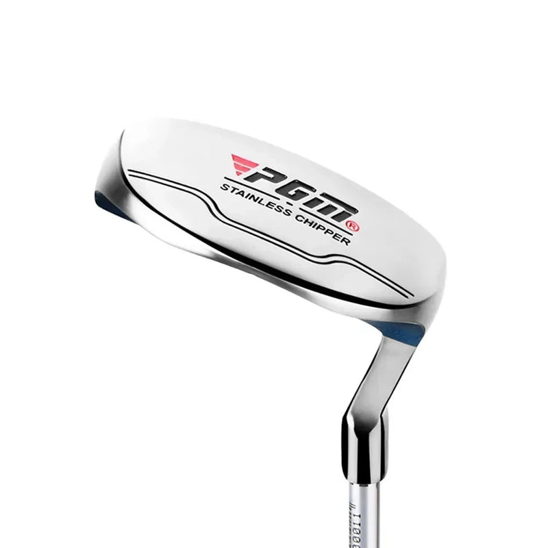 Chipper golf acier inoxydable pour homme et femme, tête argentée à insert bleu