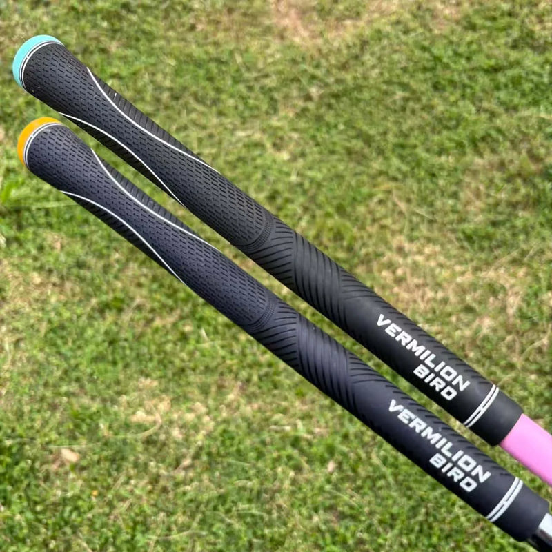 Fer 7 golf dos creux – grips noirs à embouts de couleur