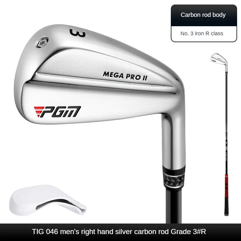 Fer de golf à l'unité argent – fer n° 3, manche graphite, flex Regular