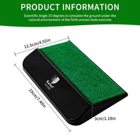 Plateforme d'entraînement swing golf – dimensions 19 x 12,5 x 3 cm