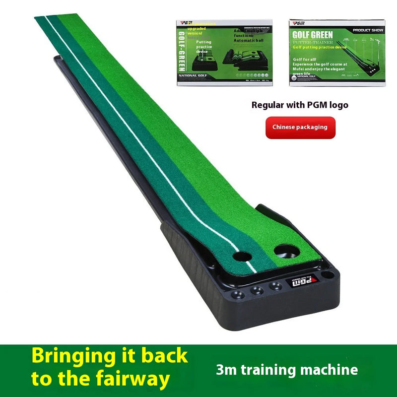 Tapis de putting d'intérieur – version 300 cm sans déflecteur