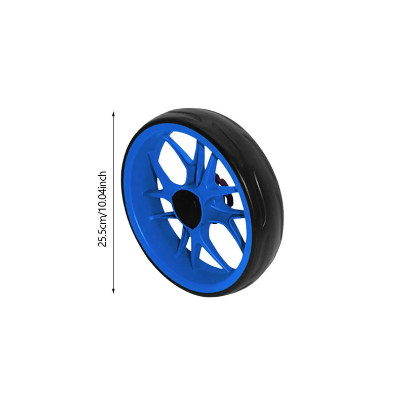 Roue de rechange pour chariot de golf – roue bleue avec sa cote de 25,5 cm